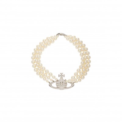 VIVIENNE WESTWOOD EMBELLISHED CHOKER 
